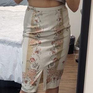 Vintage Patterned Skirt